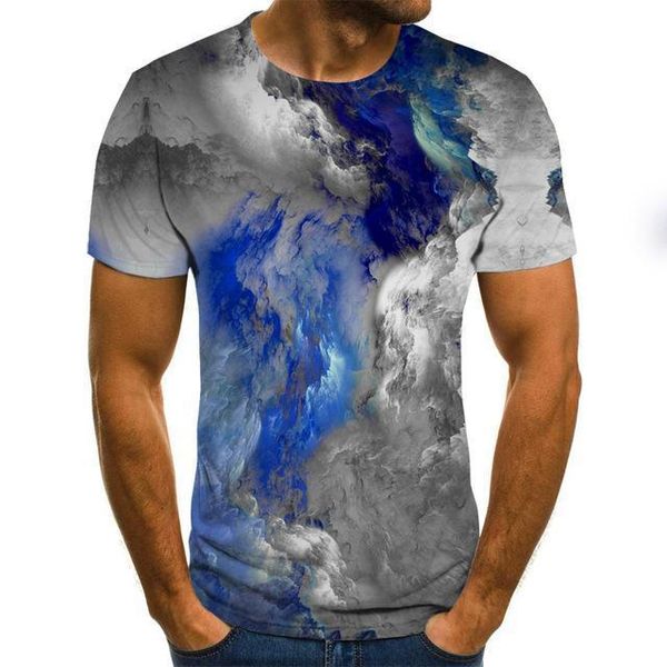 

summer hipster rock o -neck 3d 3d print shirts kawaii horror horror men clothing