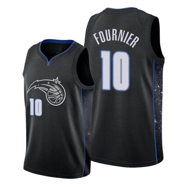 

orlando magic evan fournier men city basketball jersey, Black