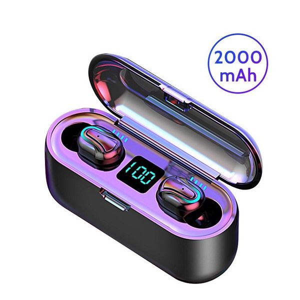 

cgjxshbq q32 -1 q32 bluetooth earphones 5 .0 tws headphone waterproof hd wireless earbuds noise cancelling gaming headset with led power dis