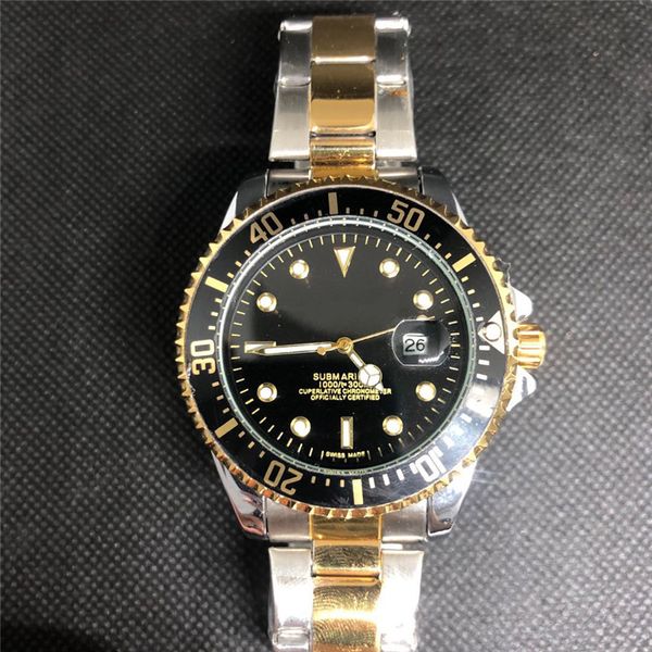 

brand 2020 new designer mens quartz watches stainless steel gold business analog wristwatches wholesale waterproof clock gift mens, Slivery;brown