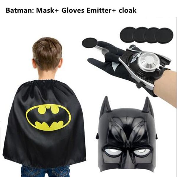 

cartoon masks heroes marvel party gloves cosplay laucher cloak set halloween full avengers for super led xhhair yebfs