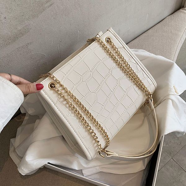 

камень шаблон малая кожи pu сумка на ремне для женщин 2020 lady crossbody сумка женской моды сумка цепь дизайн руки сумка