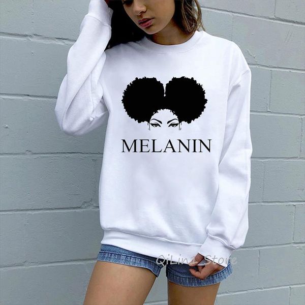 

vogue melanin black girl print hat sweatshirt women kawaii hoodie punk tracksuit harajuku hipster streetwear oversized hoodies
