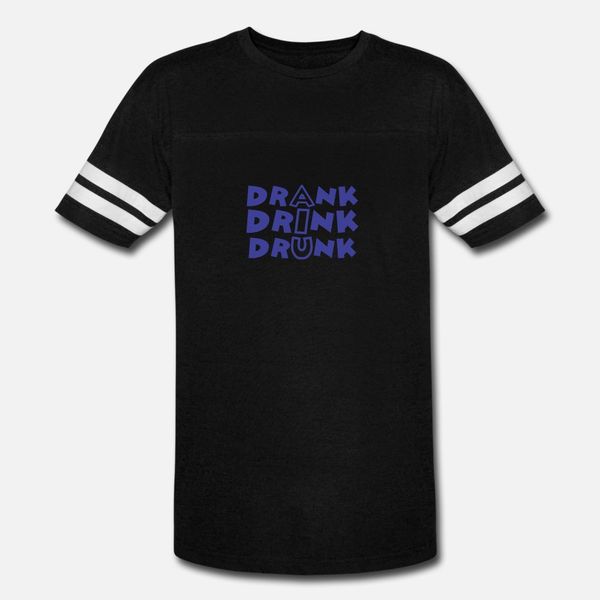 

drank drink drunk 8 t shirt men designer short sleeve euro size s-3xl leisure loose building summer style pattern shirt