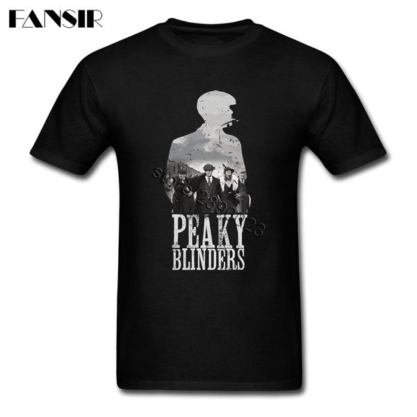 

amazing men t-shirts peaky blinders short sleeved cotton crew neck t shirt for boy camisa