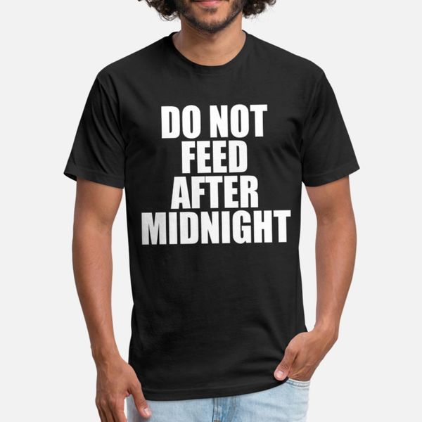 

do not feed after midnight t shirt men printed tee shirt o neck normal gift authentic summer leisure shirt