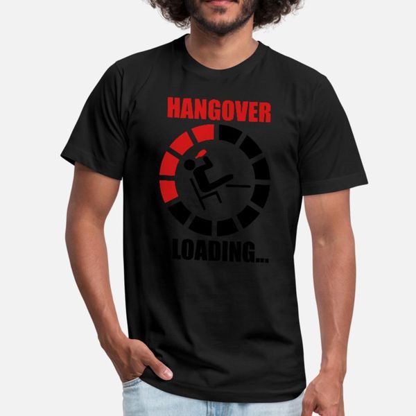

hangover loading funny t shirt men create cotton round collar clothes crazy funny summer style formal shirt