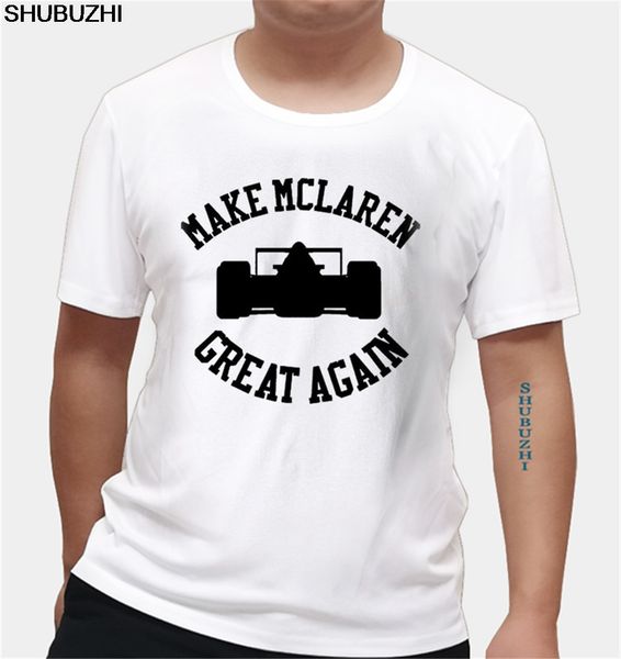 

fashion summer casual make mclaren great again men's short sleeve t shirt funny hipster t-shirt tees euro size