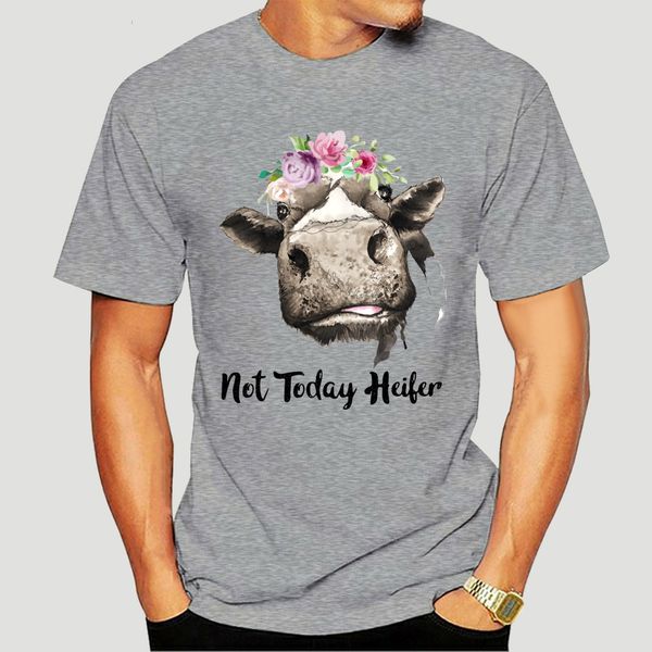 

cute cow not today heifer t shirt funny gift farmer t-shirts us trend 2019 cartoon t shirt new fashion tshirt 3544a