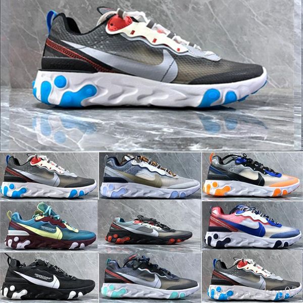 

undercover x upcoming react element 87 pack white sneakers brand men women trainer men women designer running shoes zapatos new