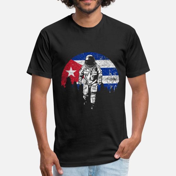 

cuba flag t shirt men designer 100% cotton round collar letter famous new style spring autumn vintage shirt
