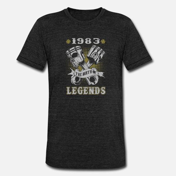 

1983 1983 the birth of legends awesome t shirt men printed short sleeve plus size 3xl slim gift new fashion spring family shirt