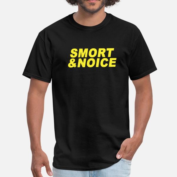 

smort noice brooklyn nine nine b99 quotes t shirt men knitted 100% cotton round neck letter loose funny casual spring family shirt