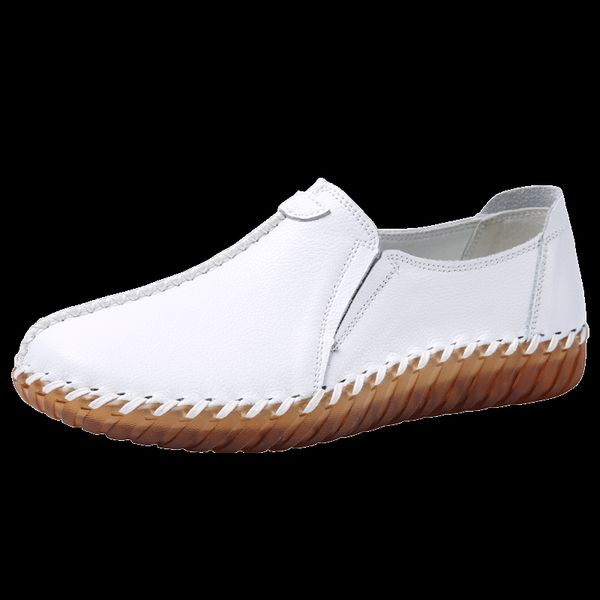

women's shoes a pedal women's shoes fashion leather soft bottom retro casual women, Black