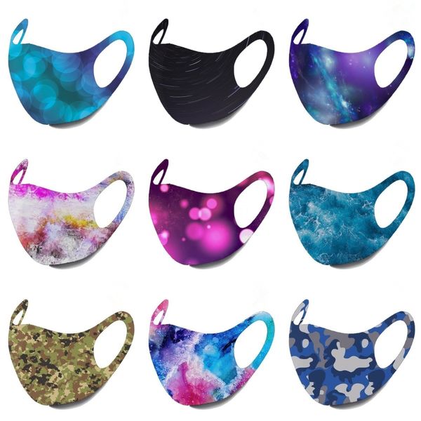 

new masks solid color cycling headband print hairband outdoor face scarf light breathable edc soft magic headwear 8 colors k9#494#340#234