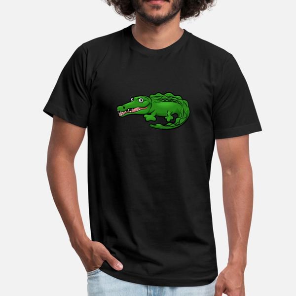 

crocodile aligator reptile animal wildlife vector t shirt men famous short sleeve s-xxxl clothes famous breathable summer standard shirt