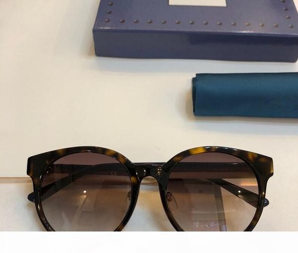 

0416 round oval sunglasses 0416sk havana green red brown shaded gafas de sol women designer sunglasses with box, White;black