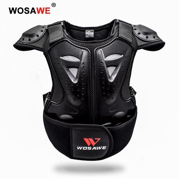 

wosawe kids motorcycle bike armor body protective gear roller skateboard children scooter chest protector back shoulder guards