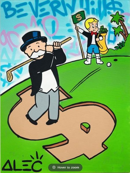 

alec monopoly artworks wall art decor monopoly richie $ golf home decor oil painting on canvas wall art canvas picture 200824