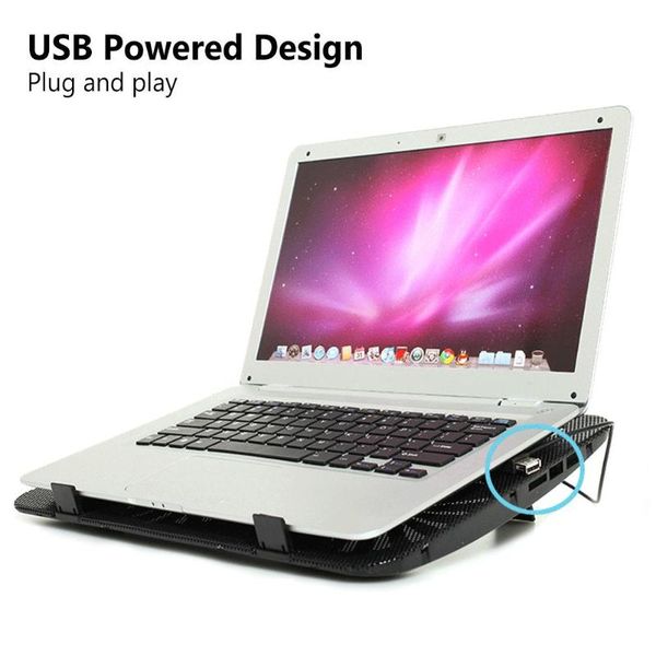 

adjustable dual fan usb lapheat dissipation cooler holder stand bracket