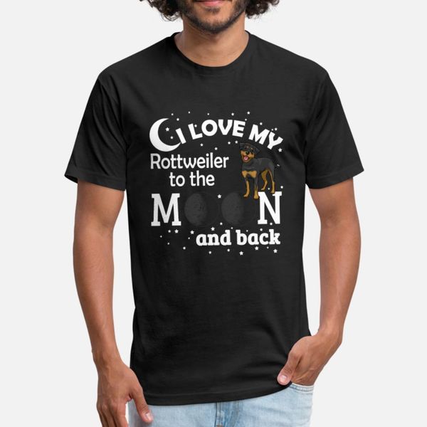 

i love my rottweiler t shirt men custom cotton round collar original graphic fashion summer style kawaii shirt