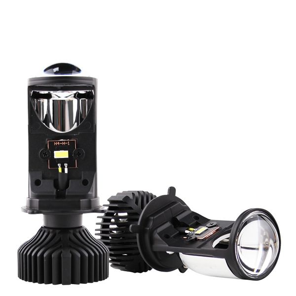 

h4 led headlights with mini projector lens diodes for car motorcycle headlight h4 led car light canbus high/low beam fog lights