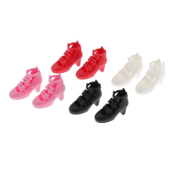 

2.8cm cute 4 colors shoes for 1/6 bjd doll 12 inch doll