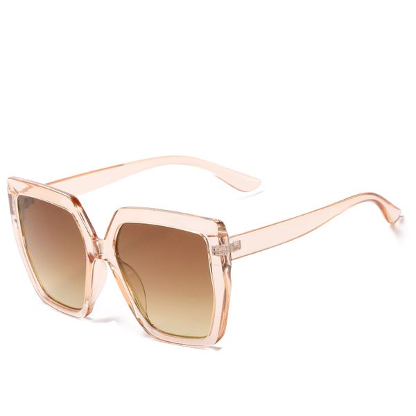 

new fashion square sunglasses pc frame men and women trend sunglasses, White;black