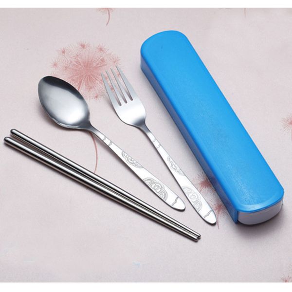 

portable fork chopsticks spoon set