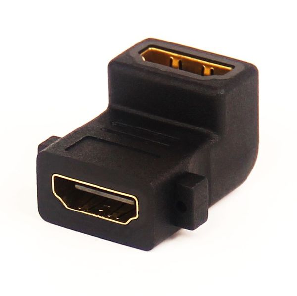 

hd01 90 degree hdmi female to hdmi female converter connector adapter 100pcs