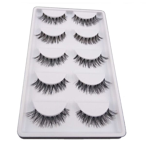 

false eyelashes 200set 5pair/set crisscross eye lashes make up long thick fake extensions makeup