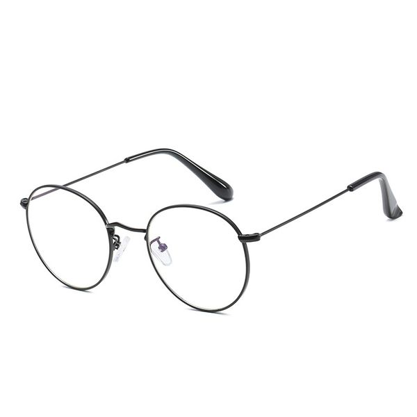 

fashion clear glasses vintage transparent round glasses reading eyeglasses frame computer erewear oculos 081x, Black