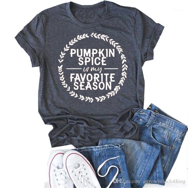 

short sleeve crew neck designer womens fashion breathable female tees halloween pumpekin spice womens tshirts summer, White