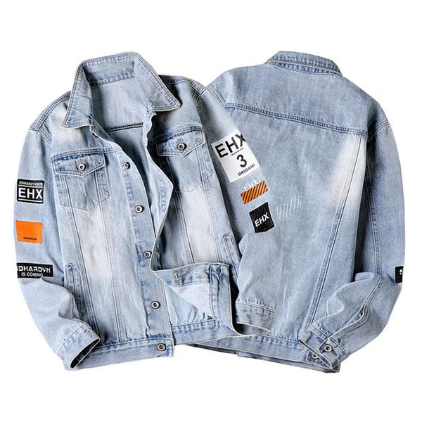 

20ss designer jacket mens jacket denim jacket windbreaker pullover winter coat men women coats fashion outerwear size m-3xl, Black;brown