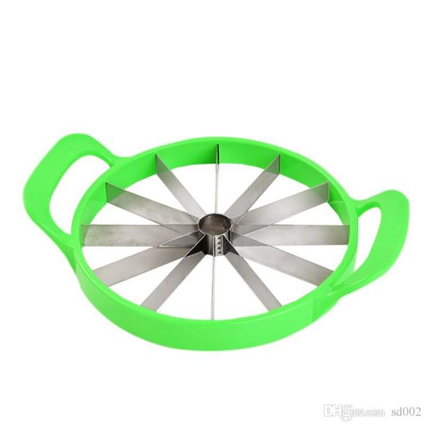 

creative watermelon slicer stainless steel fruit vegetable cutter safe with plastic handle multi function kitchen tools durable 10rr bb