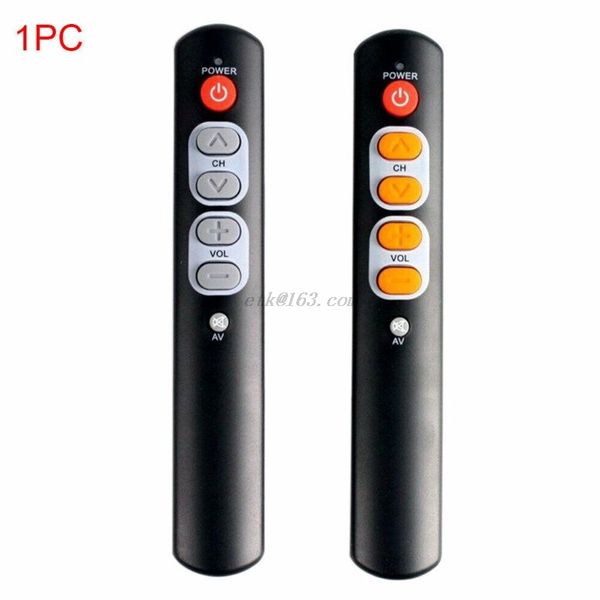 

remote controlers home 6 keys compact and clear controller accessories programmable universal abs smart learning for elderly people