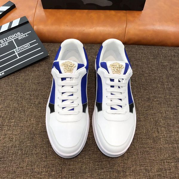 

2021y custom men 's england shoes ,fashion white shoes ,wild shoes ,comfortable and breathable sneakers :original box packaging :38 -4, Black