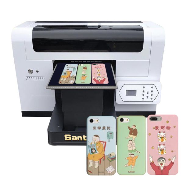 

new technology 1440dpi dx5 head uv flatbed badge printer for phone case wooden glass