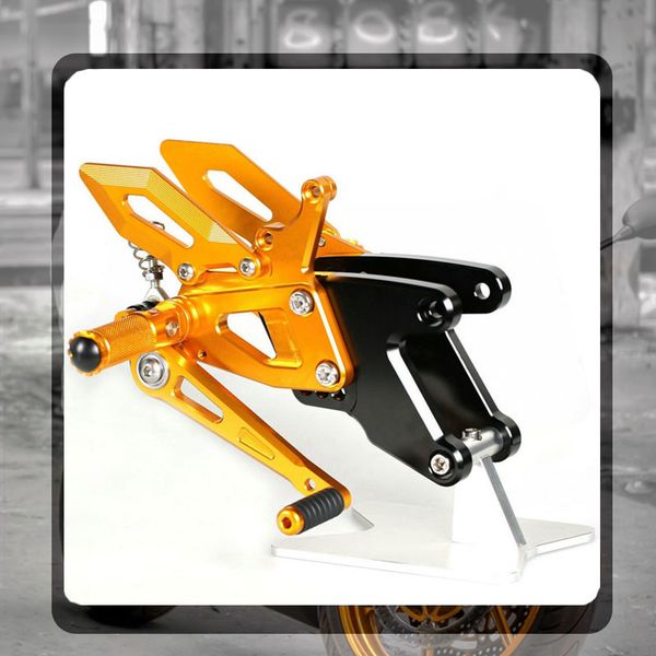 

for yzf-r1 yzf r1 yzfr1 2020-2020 motorcycle accessories cnc aluminum footrest rear sets adjustable rearset foot pegs