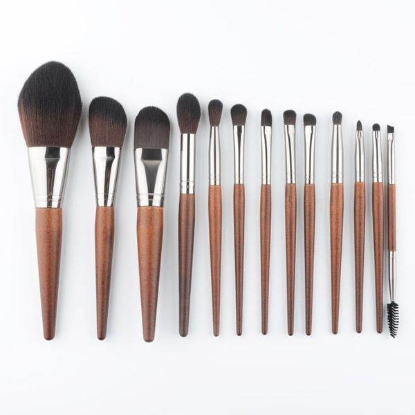 

13pcs/set makeup brushes whole set foundation powder blusher eyeshadow make up brush kit concealer highlighter eyebrow lip