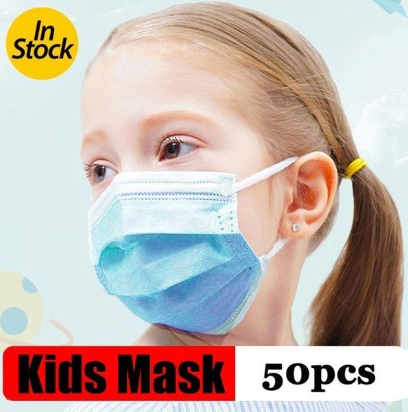 

safety masks kids mask disposable face mask to dustproof children masks child mask boy 3 layers earloop anti-dust mouth masks1
