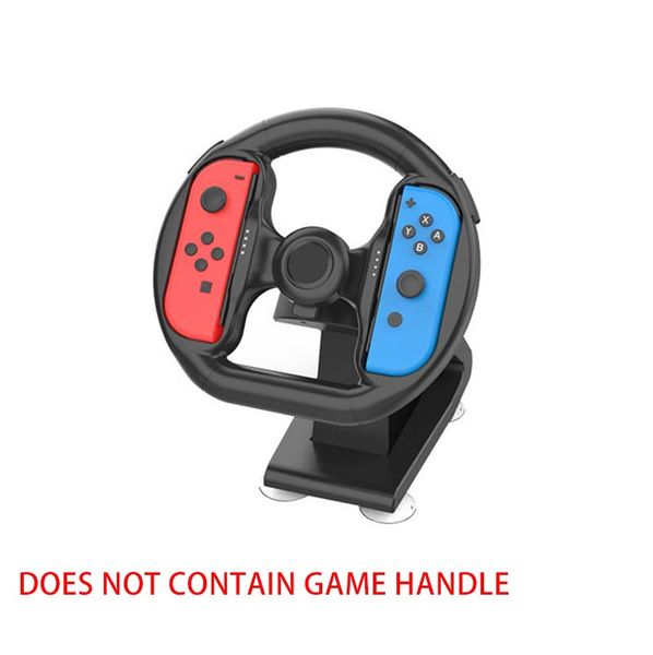 

NS Joystick Steering Wheel Bracket Grip for Switch Joy-con Small Handle for Switch Racing Game Does Not Contain Game Handle Black Color