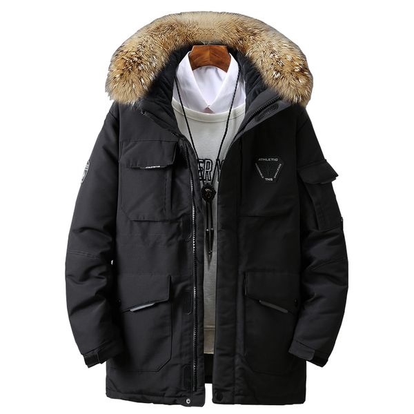 

2019mens down jacket men winter jacket hooded duck down jacket male windproof parka thick warm overcoat coats 5858