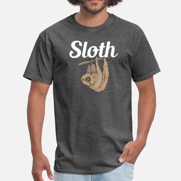 

sloth t shirt men designing cotton size s-3xl novelty anti-wrinkle breathable spring autumn trend shirt