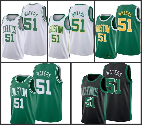 

boston celtics tremont waters men city basketball jersey, Black