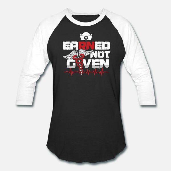 

nurse respects are earned not given t shirt men create 100% cotton round neck pattern famous humor summer style leisure shirt