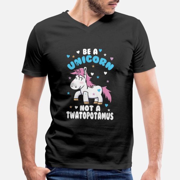 

be a unicorn not a twatamus t shirt men custom tee shirt size s-3xl homme fitness basic spring outfit shirt