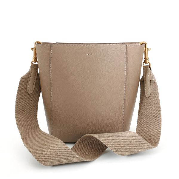 

bag female spring new model wide straps bucket bag handbag shoulder/crossbody