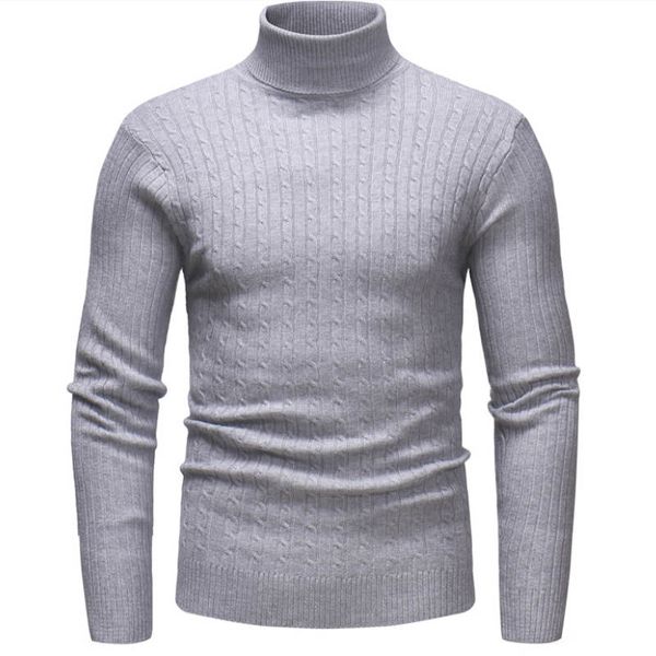 

winter high neck thick warm sweater men turtleneck men slim fit pullover solid men black knitwear sweaters, White;black