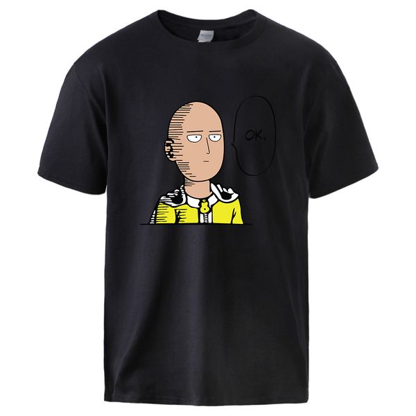 

один удар футболки tee лето хлопка высокого качества sportswear tshirts япония аниме с коротким рукавом streetwear мужские тренировки футбол